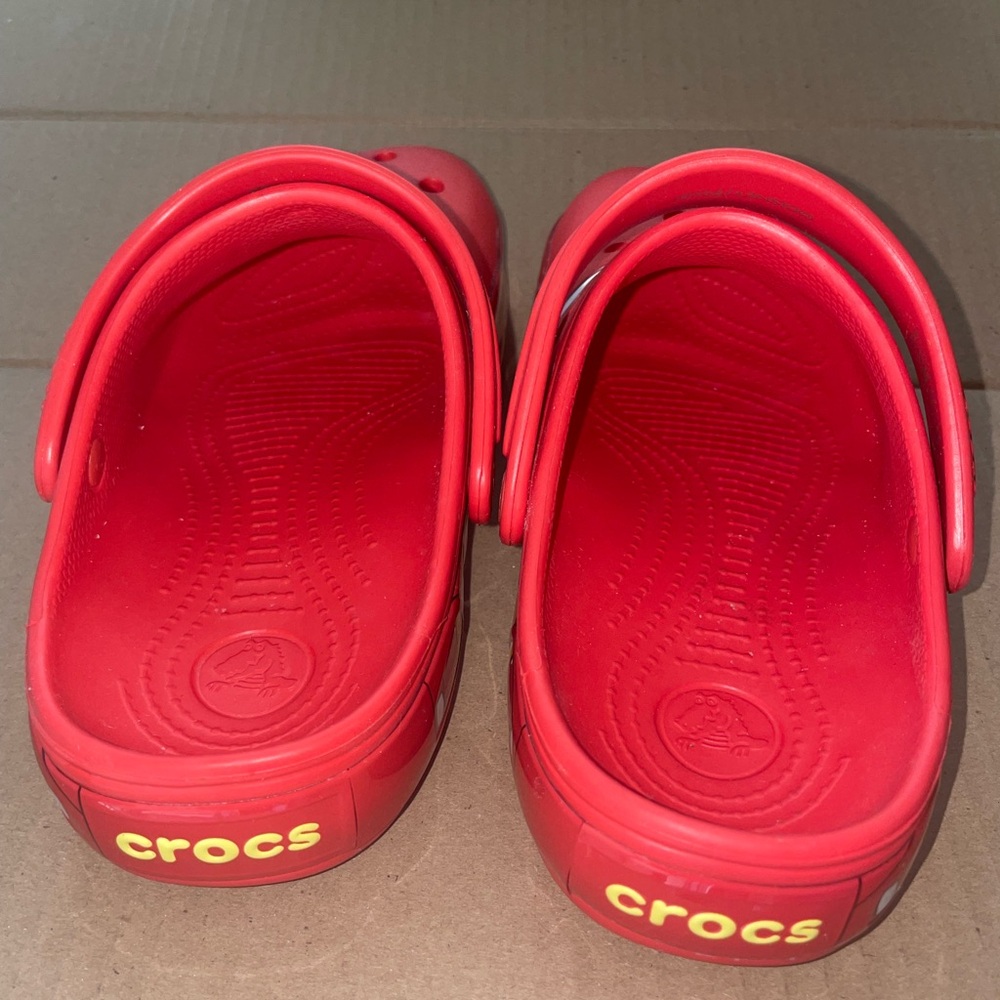 SALE Lightening McQueen Crocs sz 8 - Picture 5 of 6